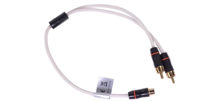 Fusion 010-12621-00 MS-RCAYM 1Female-2Male Shielded Twisted RCA Y-Cable
