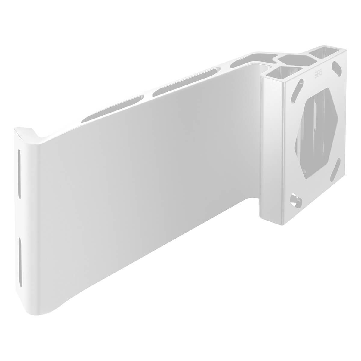 Minn Kota 1810386 S86 White Jack Plate Adapter for Raptor Starboard 8in Setback 6in Rise