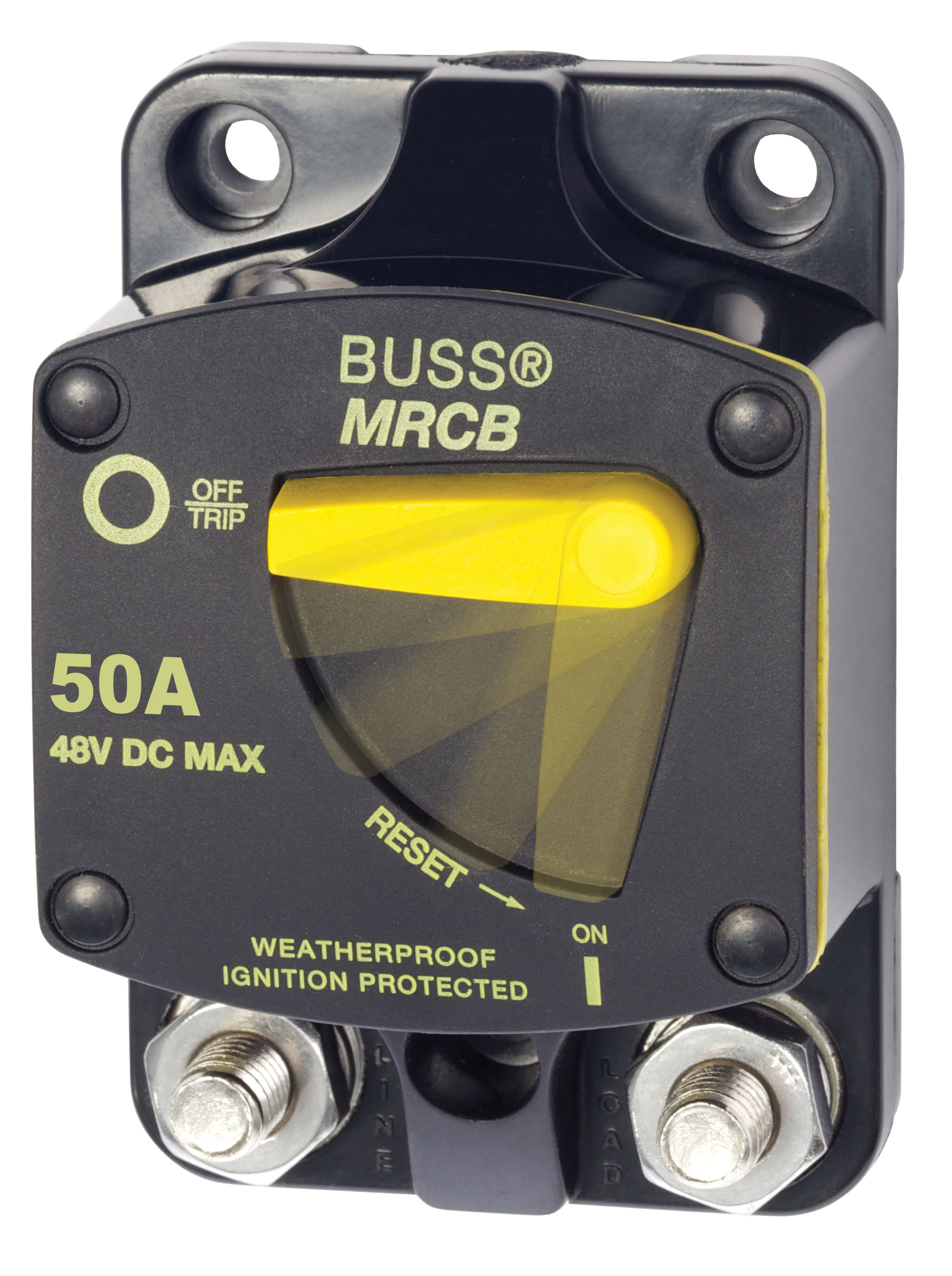 Blue Sea 7139-BSS 187-Series 50 Amp Circuit Breaker Surface Mount