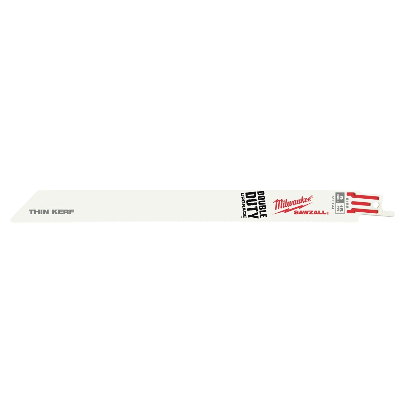 Milwaukee MIL48-00-5188 Reciprocating Saw Blade 9 Inch Bi-Metal 3/4 Inch