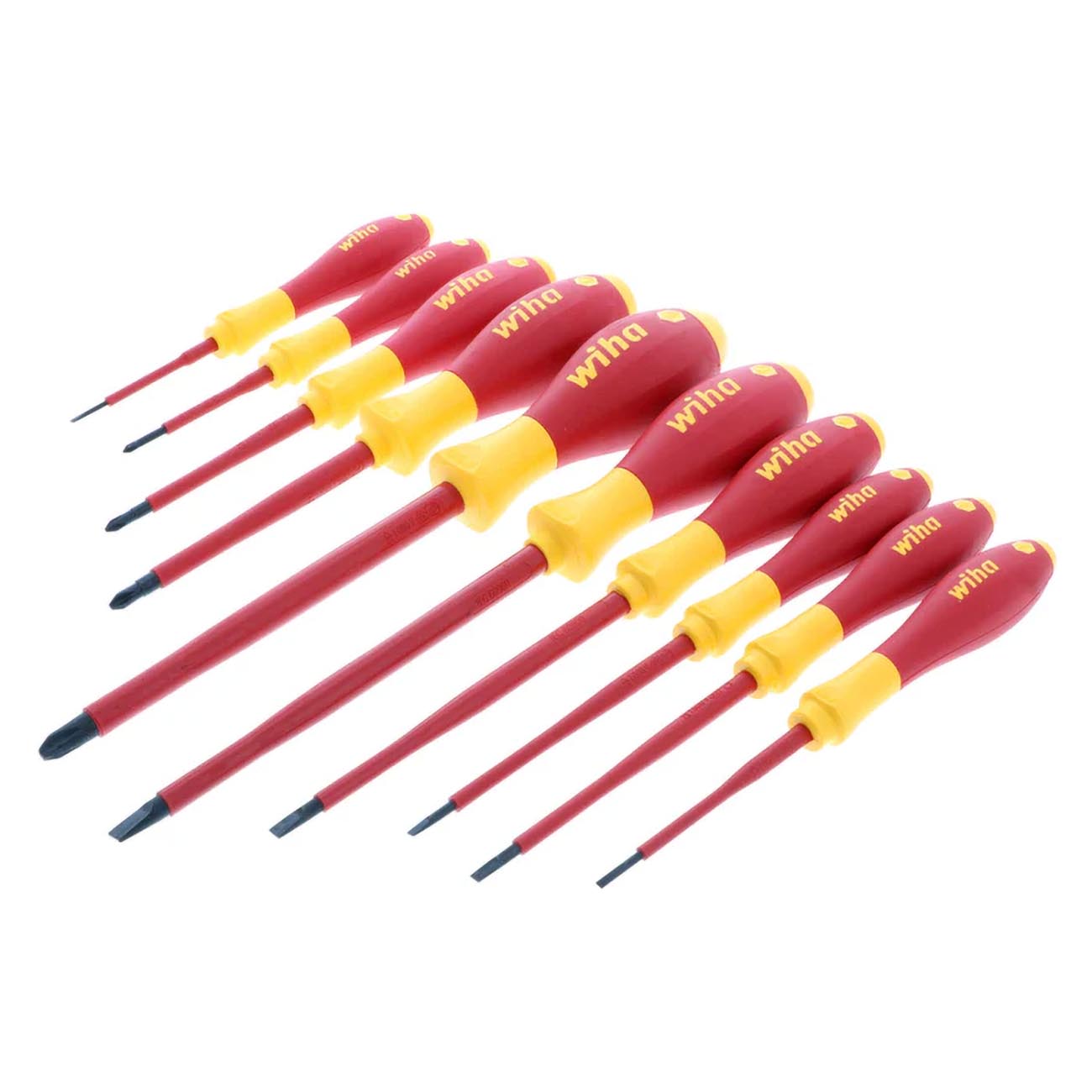 Wiha Slotted and Phillips Insulated Screwdriver Set