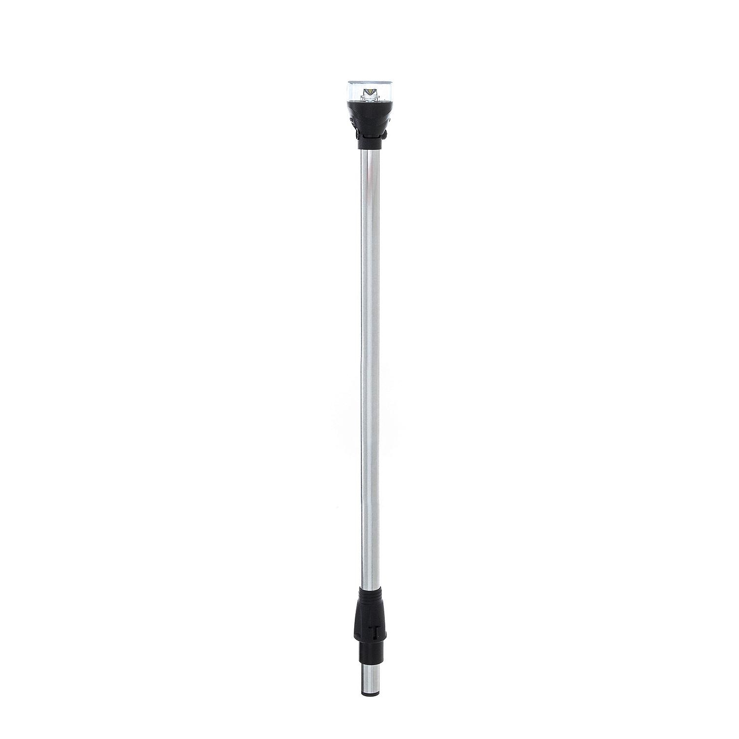 Attwood 5530-24A7 LightArmor All-Round 24in Angled Locking Collar Pole 2-Pin LED