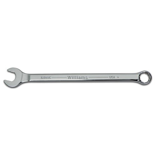Williams SNP1218SC Combination Wrench 9/16 Inch High-Polish Chrome Rounded