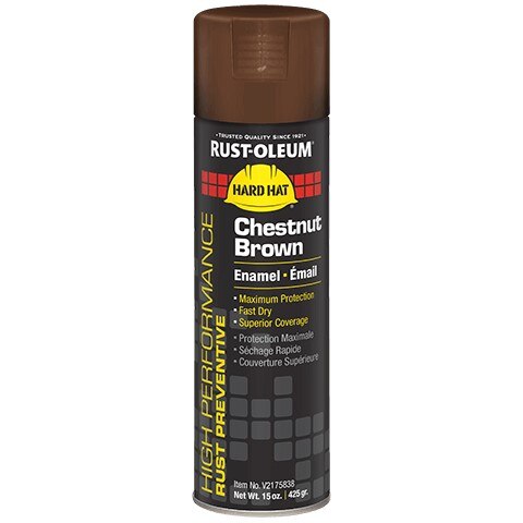 Rust-Oleum RSOV2175838 Spray Paint V2100 High Performance 15 oz Chestnut Brown