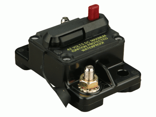 EGIS 3221-20 A Series Red Toggle Panel Mount Circuit Breaker Single Pole AC/DC 20 Amp Retail Pack