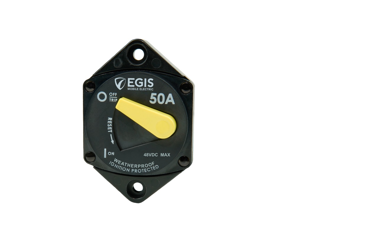 EGIS 4707-050 87-Series 50 Amp Circuit Breaker Panel Mount