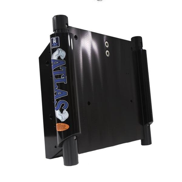 TH Marine AHJ-6V-B-DP Atlas 6in Jack Plate Standard Hydraulic Black Anodized