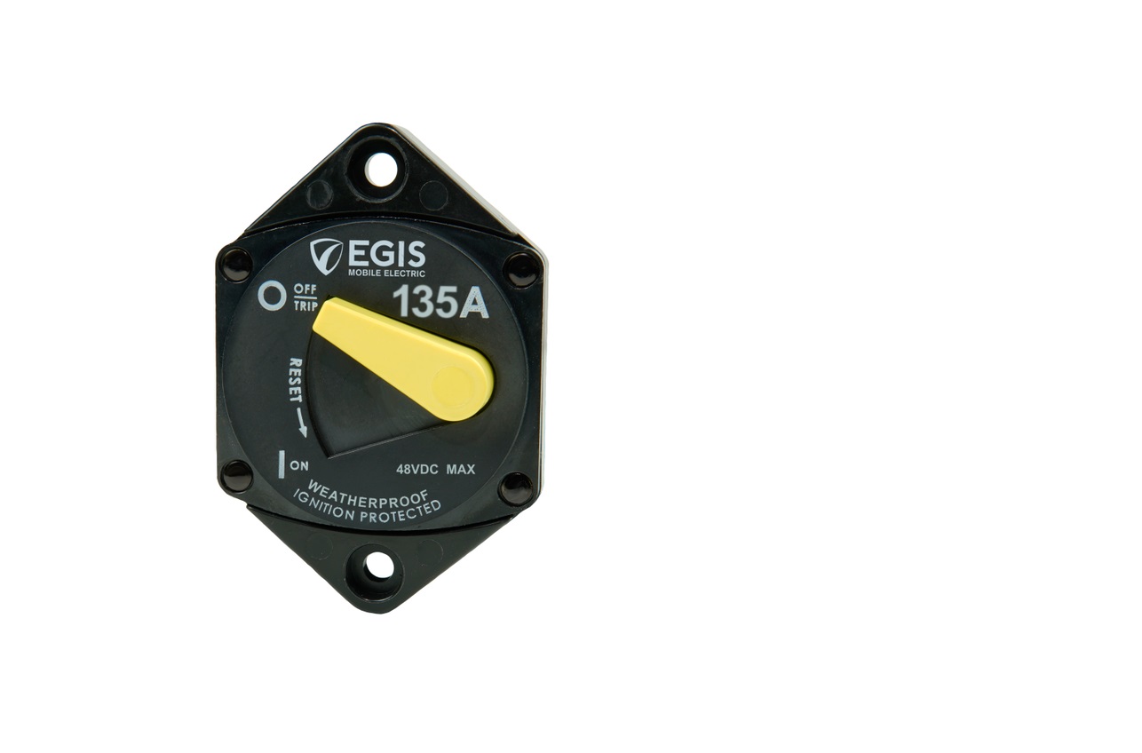 EGIS 4707-135 87-Series 135 Amp Circuit Breaker Panel Mount