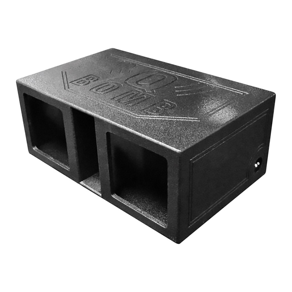 Qpower Dual 12" Vented Extra Large SPL w/ Square Holes "Q Bomb"