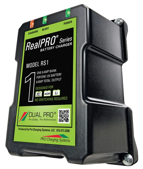 Dual RS1 Pro Battery Charger 1 Bank 6 Amps