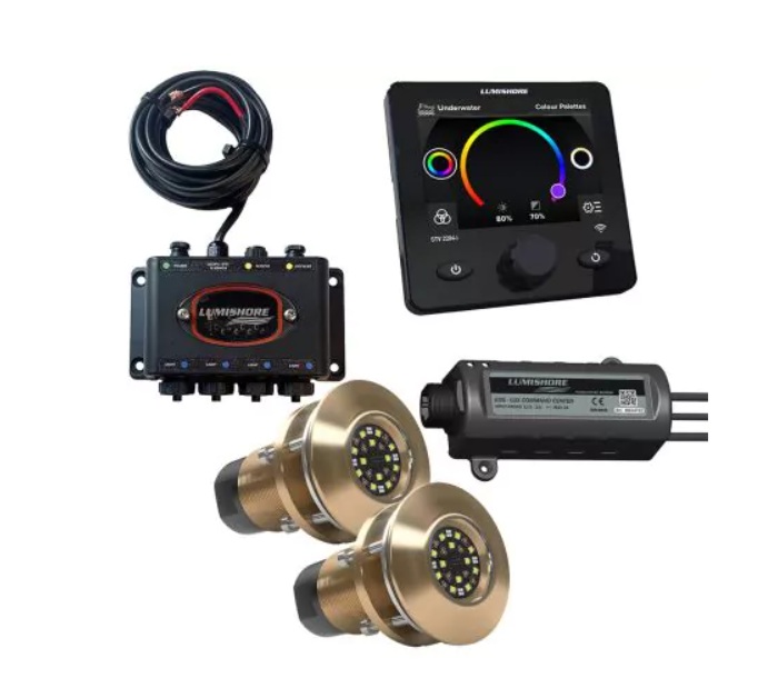 Lumishore 010-04531-00 EOS TIX404 Set 2 Lights, Hub, Display and LUX Command Center