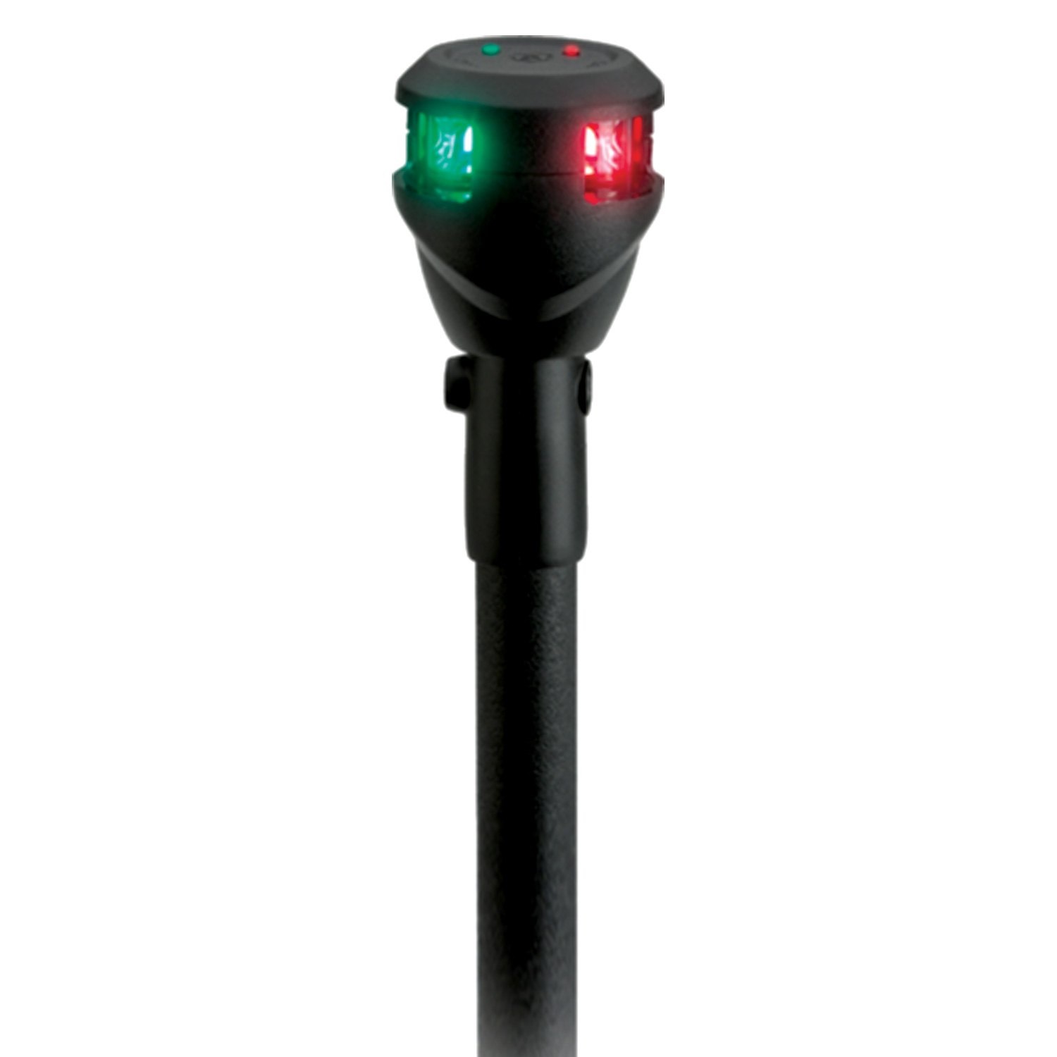 Attwood NV6LC2-14BP7 LightArmor Bi-Color 14in Straight Locking Collar Pole 3-Pin LED with Task Light