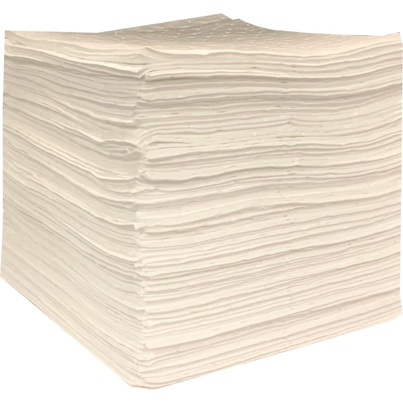 FyterTech NPSO1PM100 NPS Essentials 15" x 18" Oil Only Single-Ply Sorbent Pads