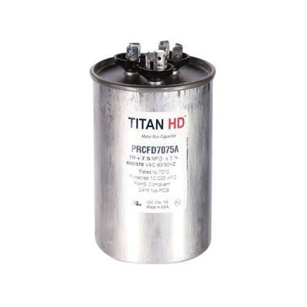 DiversiTech Run Capacitor 440V 70/7.5 MFD PRCFD7075A