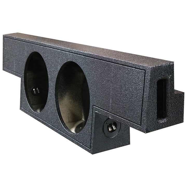QPower "QBOMB" Chevy/GMC Crew Cab '04-'07 Dual 10" Vented Empty Woofer Box