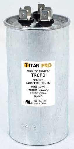 DiversiTech Capacitor 70/5 MFD 440/370V TRCFD705