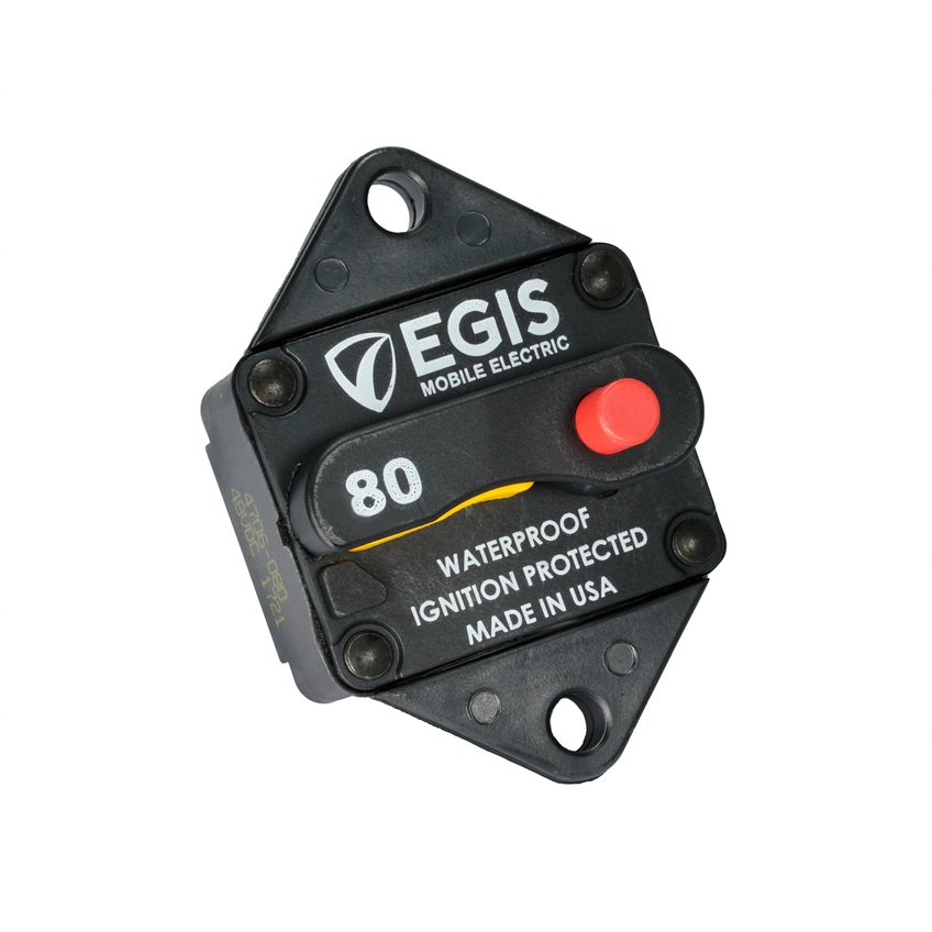 EGIS 4706-080 285-Series 80 Amp Circuit Breaker Panel Mount