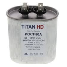 DiversiTech Run Capacitor 440V 50MFD POCF50A