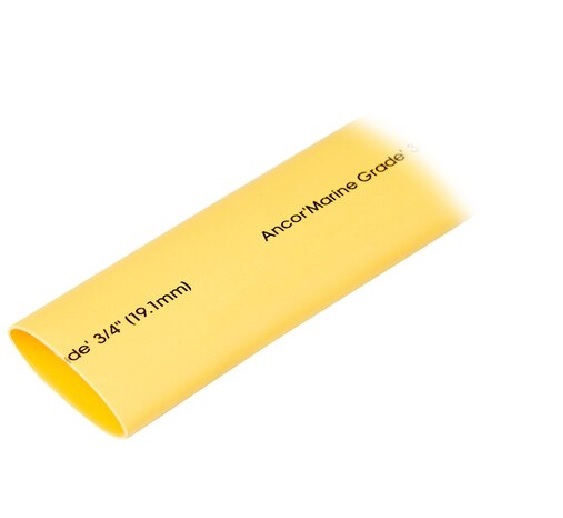 Ancor 306948 3/4in X 48in Yellow Heat Shrink Tubing