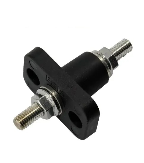 EGIS 6250-130 Feed Through Terminal Black M10 (5/16") Retail Pack