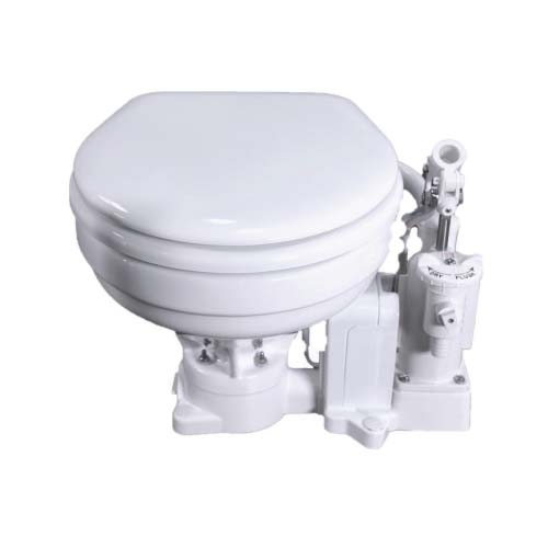 Raritan P101E12 PH PowerFlush Manual Toilet Marine Size Bowl 12v