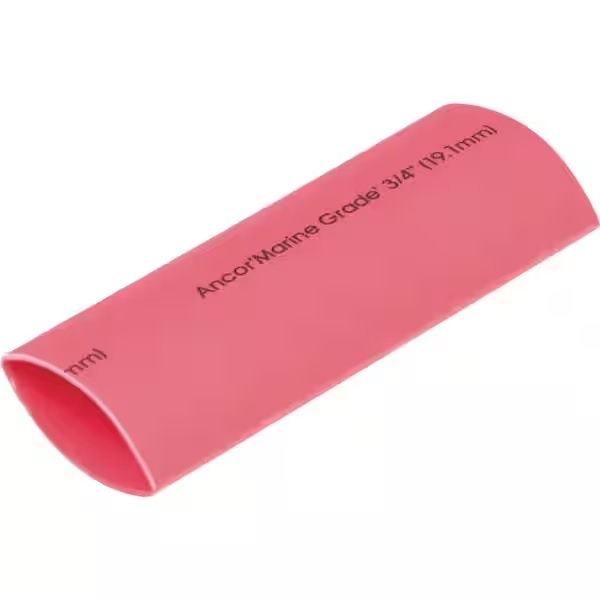 Ancor 306648 3/4in X 48in Red Heat Shrink Tubing