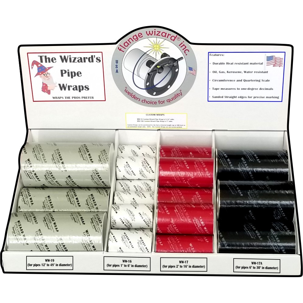 Flange Wizard FLWFWI-CD-C Pipe Wrap Display