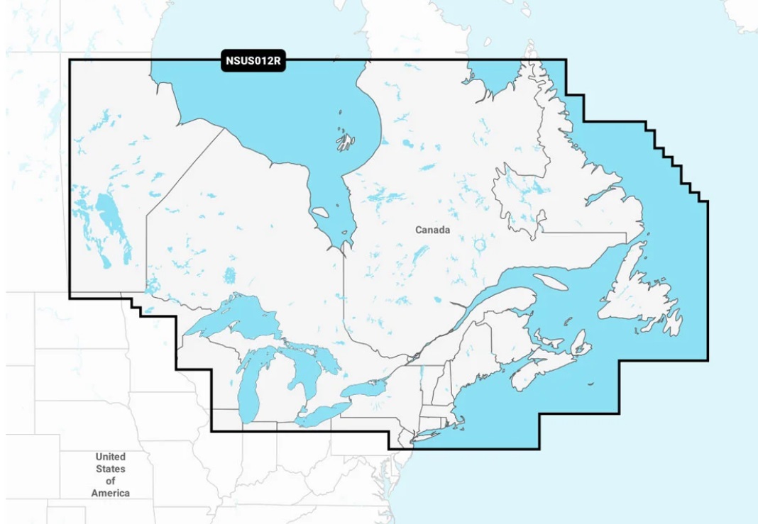 Garmin 010-C1484-20 NSUS012R Navionics+ Canada, East & Great Lakes McroSD