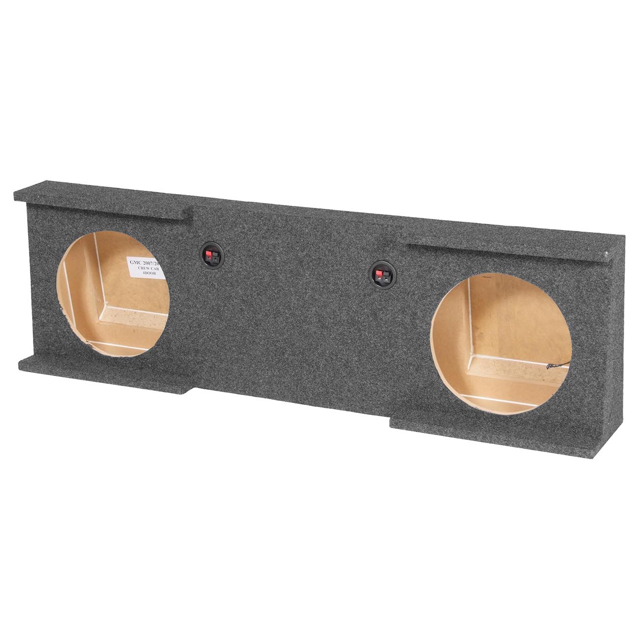QPower GMC/Chevy Crew Cab '07-'13 Dual 12" Empty Woofer Box