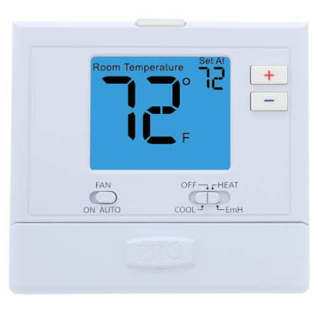 Pro1 IAQ Thermostat 1H/1C Non-Programmable 24V PRO1