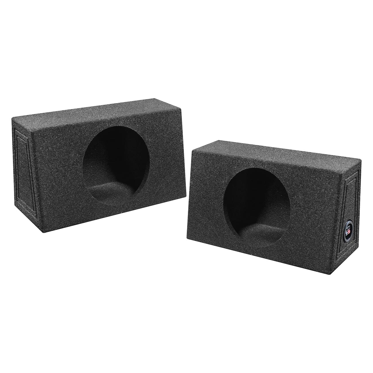 QPower "QBOMB" Single 10" Sealed Empty Woofer Enclosures (Pair)