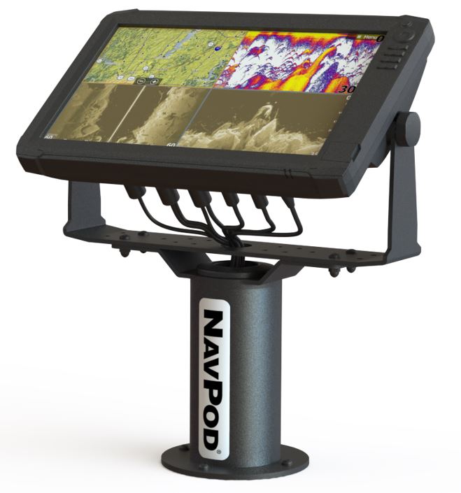 Navpod PM0841 PedestalMount Pre-Drilled Mounting Pedestral & Plate