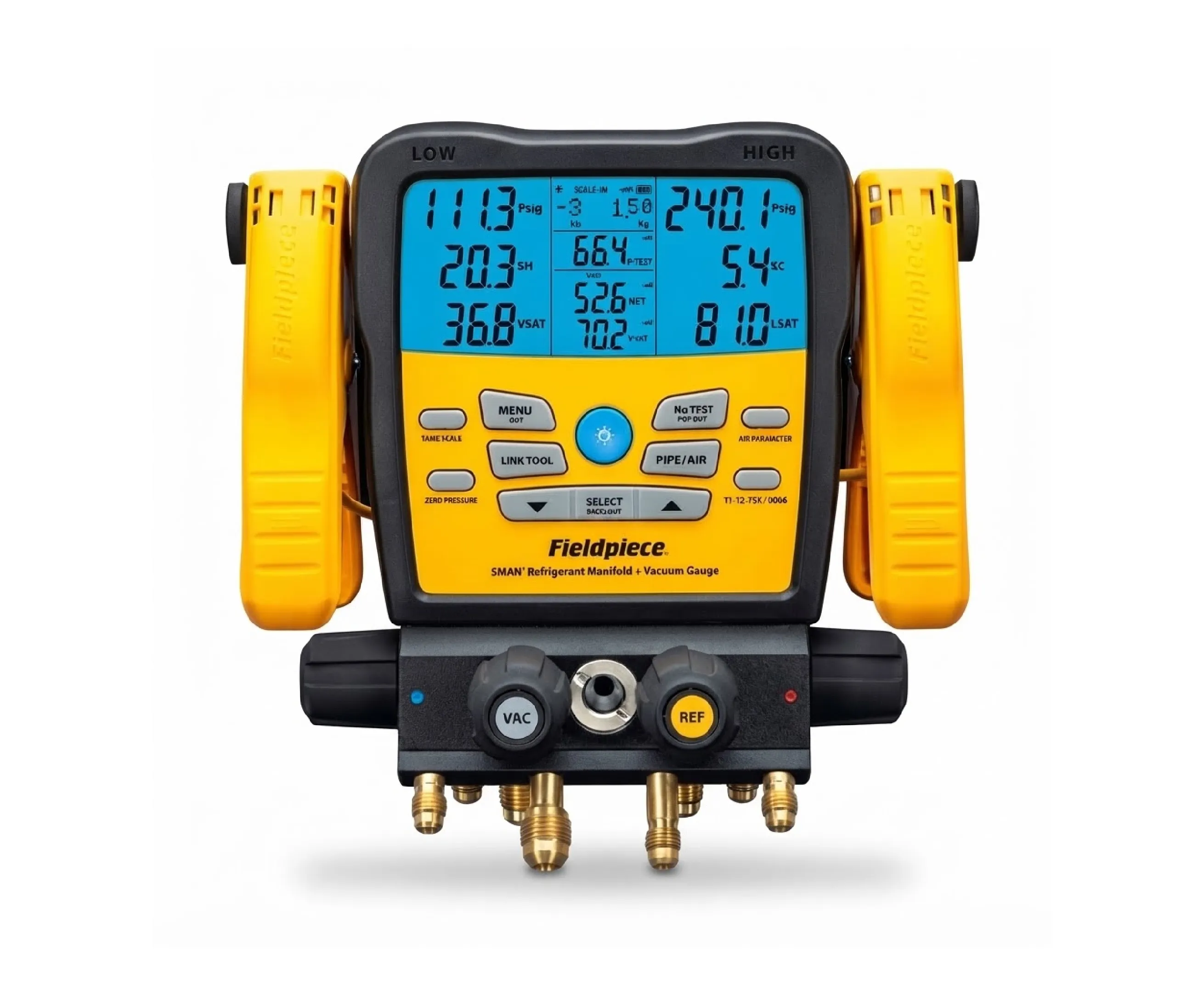 Fieldpiece SM482V Wireless Digital Manifold Gauge Set for HVAC/R Systems