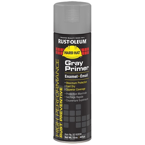 Rust-Oleum RSOV2182838 Spray Paint V2100 High Performance 15 oz Gray Flat