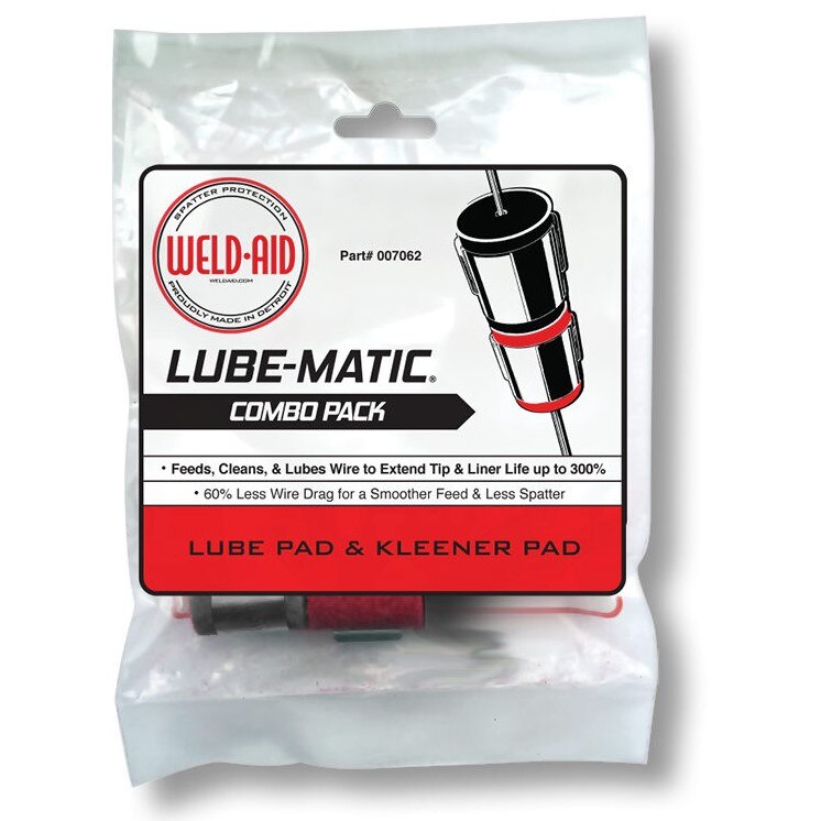 Weld-Aid WEL007061 Lube-Matic Kleener Pads Red