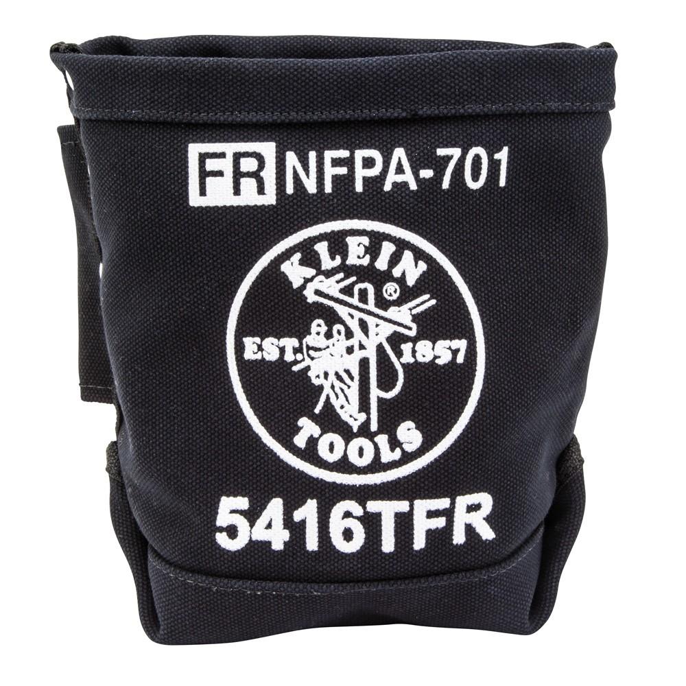 Klein Tools KLT5416TFR Tool Bag Flame Resistant Bolt Bag 5 x 10 x 9-Inch