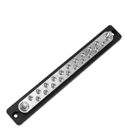 EGIS 6150-220 CommonBus Dual 1/4" Stud + Twenty #8 Screws - 150 Amp Retail Pack