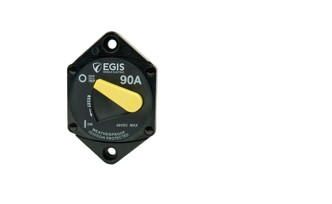 EGIS 4707-090 87-Series 90 Amp Circuit Breaker Panel Mount