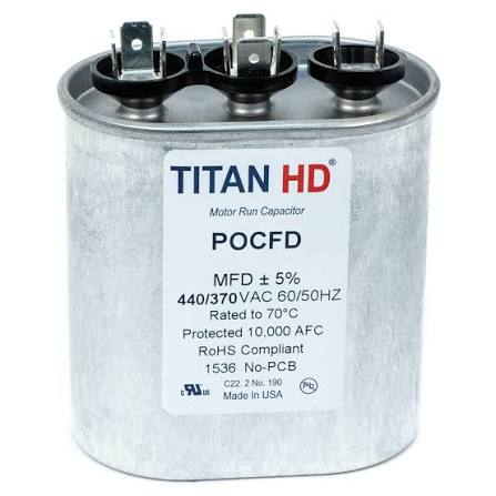 DiversiTech Run Capacitor 440V 35 POCFD3510A