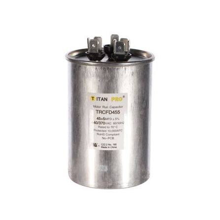 DiversiTech Capacitor 45/5 MFD 440/370V Round