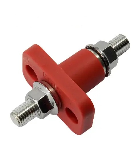 EGIS 6250-141 Feed Through Terminal Red M10 (3/8") Retail Pack