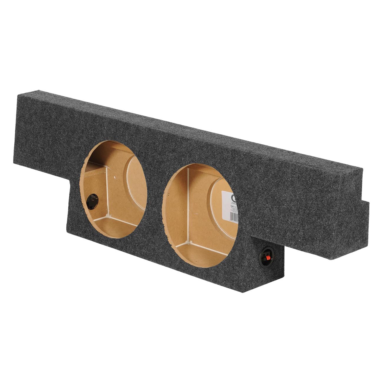 QPower GMC/Chevy Crew Cab '04-'07 Dual 12" Empty Woofer Box