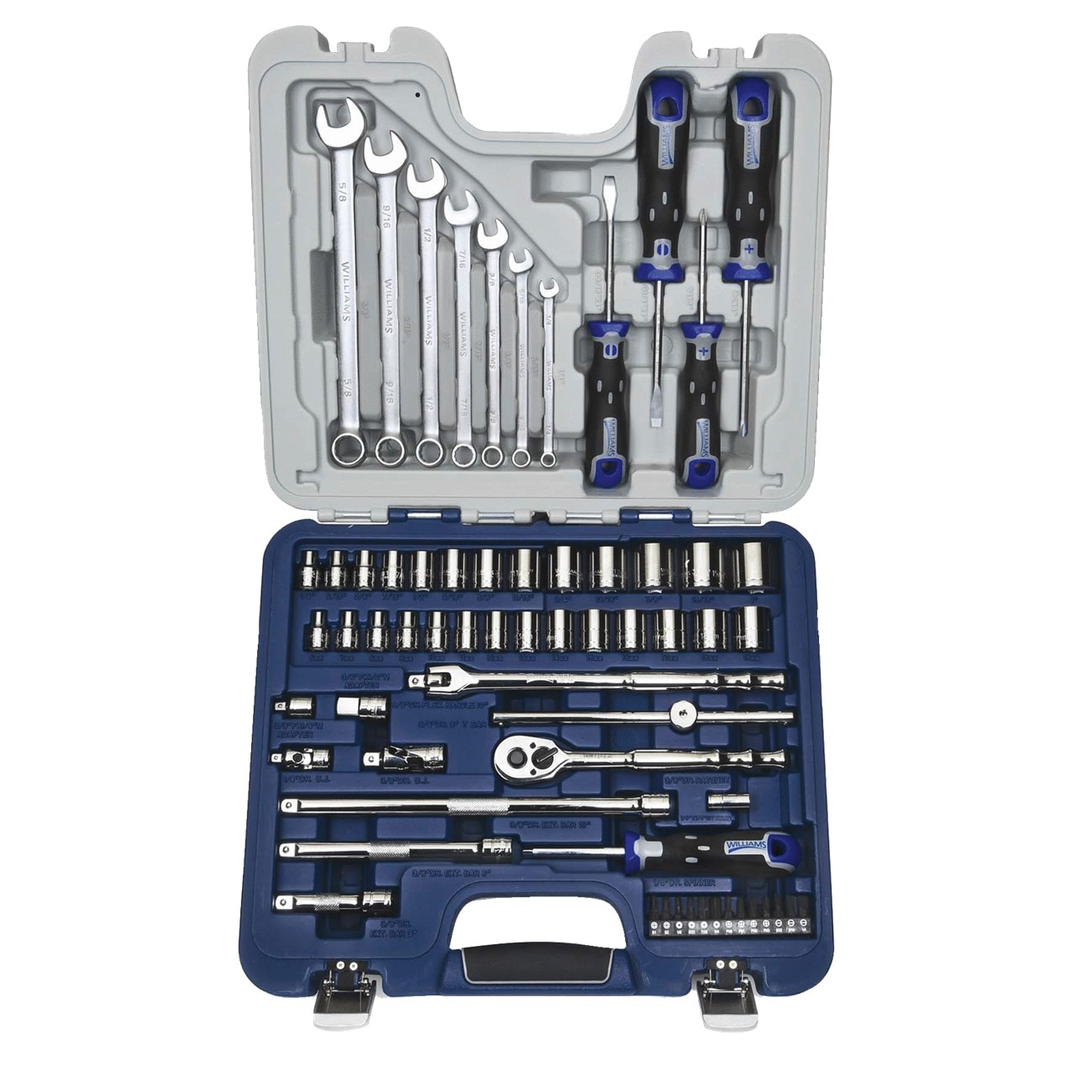 Williams SNP50602B 67 Pc 1/4 Dr SAE And mm W/Bits