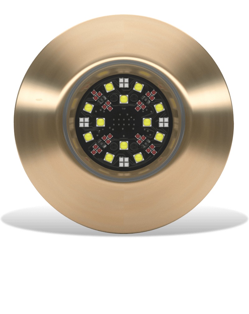 Lumishore EOS TIX404 Interchangeable Thru-Hull Mount RGBW LED
