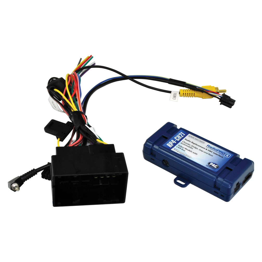 PAC Radio Replacement Interface/Steering Wheel Control for Select ’13-’18 Dodge/Jeep/Ram
