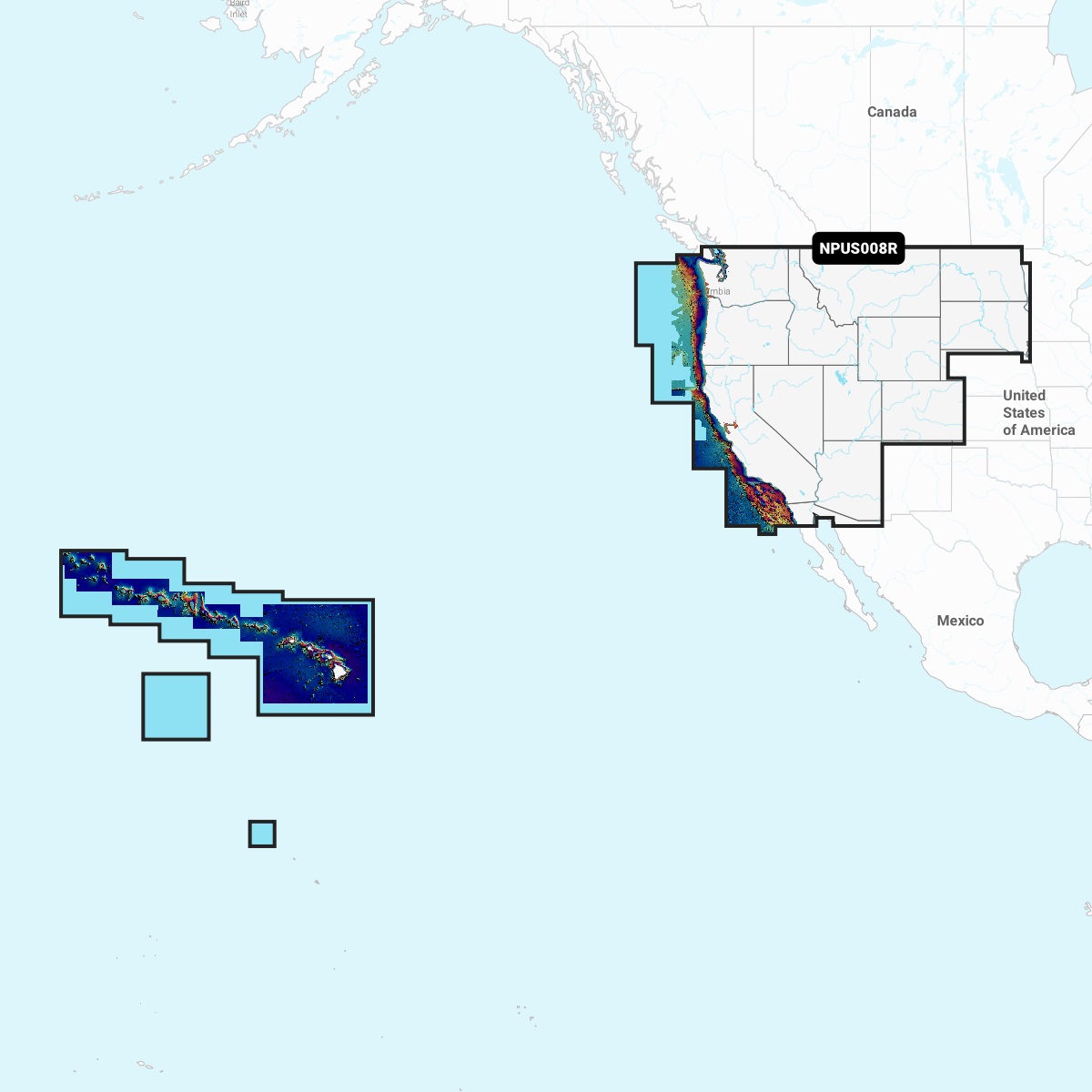 Navionics 010-C1371-40 Platinum+ NPUS008R U.S. West MicroSD