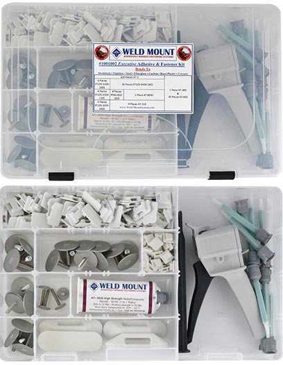 Weld 1001003 Mount Executive Adhesive and Fastener Kit 15052917