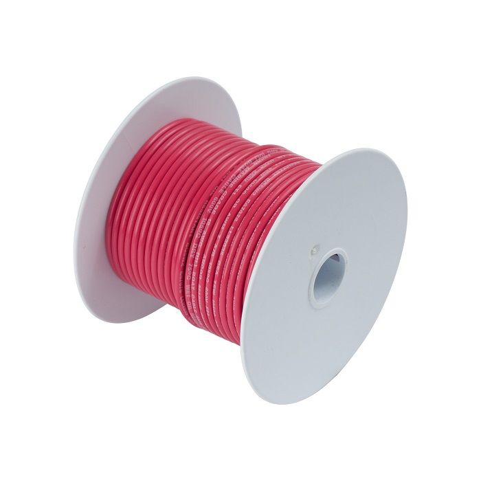 Ancor 112505 #6 Red 50ft Spool Tinned Cooper