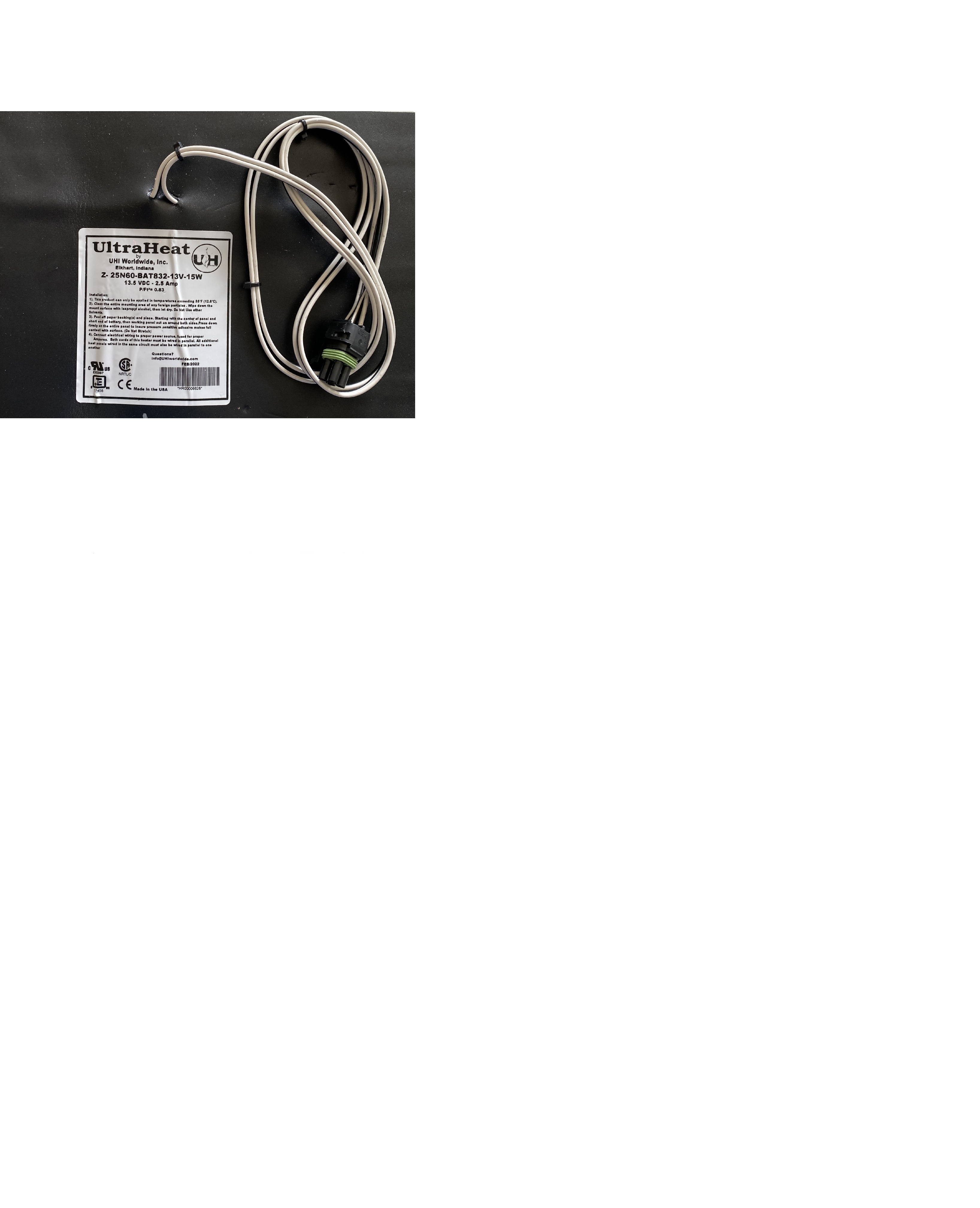 Xantrex 881-0180-12 Heater Blanket for 105AH and 125AH Batteries