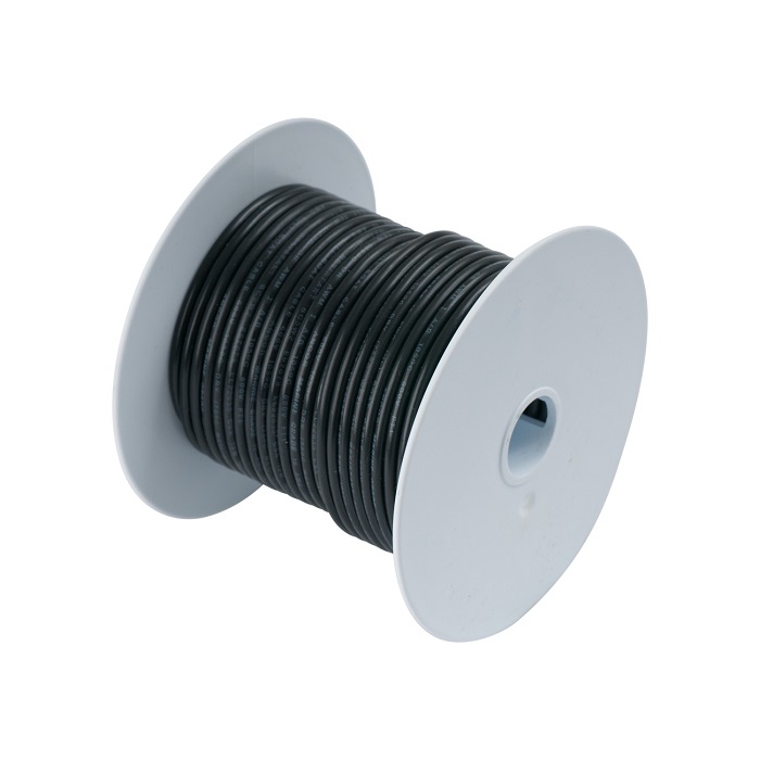 Ancor 108002 #10 Black 25ft Spool Tinned Copper